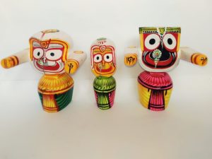 Lord Jagannath Baladeva and Subhadra Original Neem wood